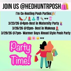 Lets Party!!🎉🥳👛🎒🛍️Join us!! It’s Posh Party Time🛍️